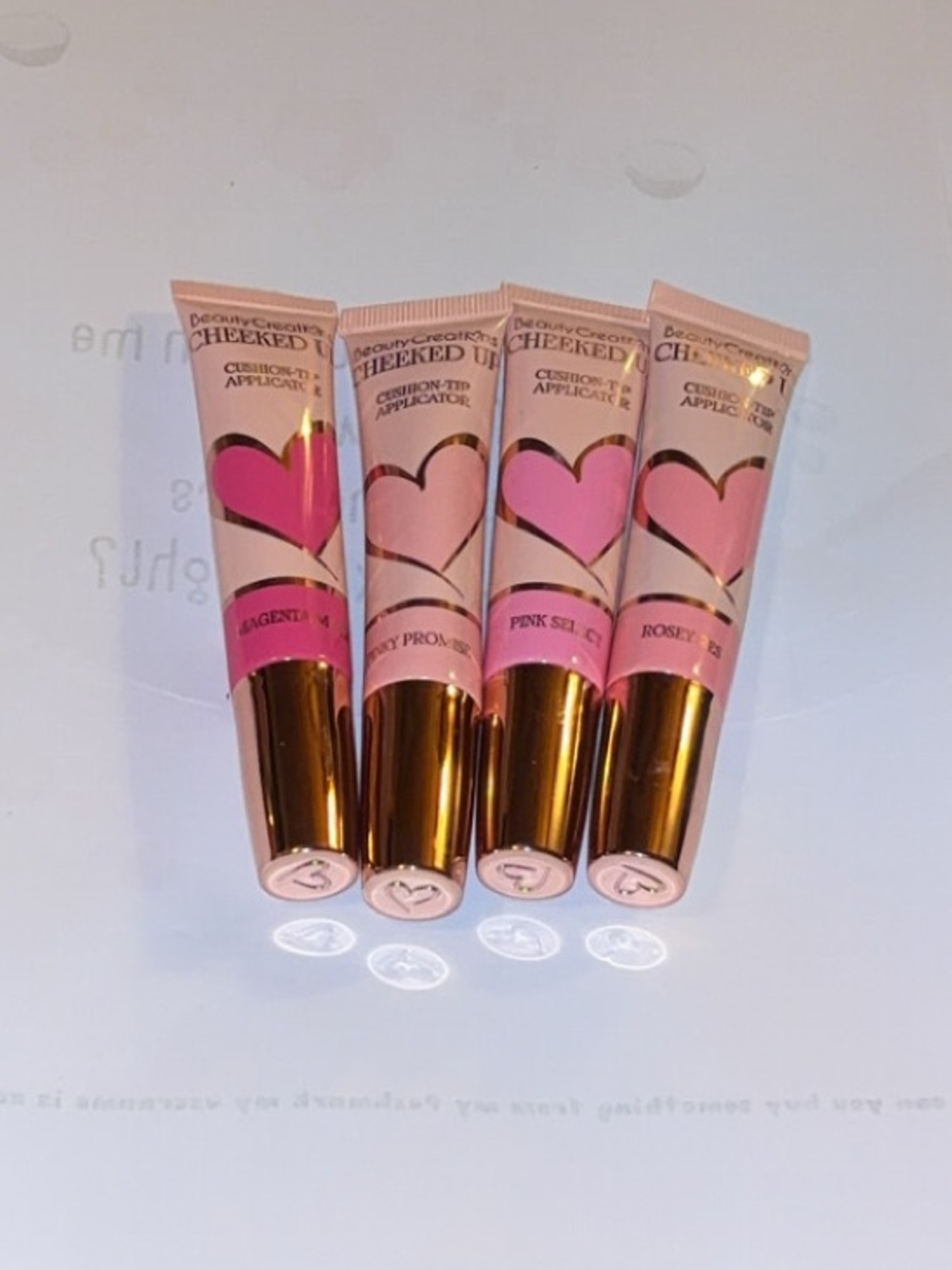 Beauty Creations Cheeked Up Cushion-Tip Blush Tubes in Pink Shades
